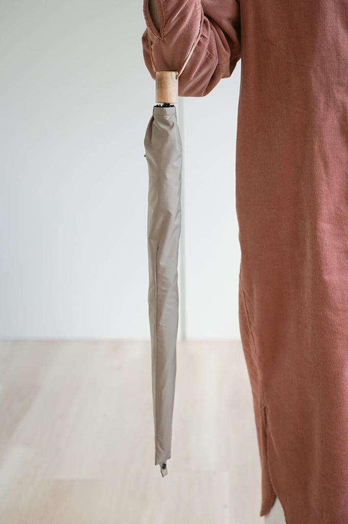 Made in Japan Miratore 55cm folding umbrella that can be carried without folding Super fabric Compact Lightweight Can also be used as a long umbrella