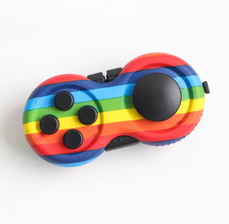 1pc Game Fidget Pad Stress Reliever Squeeze Fun Magic Desk Toy Handle Toys Stress Decompression Gift Key Mobile Phone Accessory