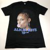 Alicia Keys Photo Logo Double Sided Rare Tour Merch Size S Small Black T Shirt