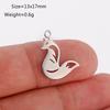 1Pc Stainless Steel Horse/Sheep/Giraffe Charms Cute Elephant Animal Pendant Diy Jewelry Making Accessory For Necklace Bracelet