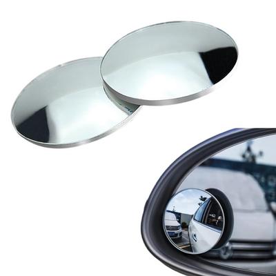 Auxiliary Mirror, Side Mirror, Auxiliary Mirror, Blind Spot Mirror, Blind Spot Mirror for Cars, Easy Installation, Set of 2, Round
