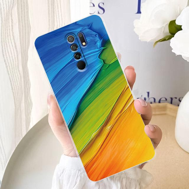 For Redmi 9A 9C NFC Case For Xiaomi Redmi 9 Case Silicon Fashion Clear TPU Back Cover For Xiaomi Redmi 9T 9AT Phone Case Fundas