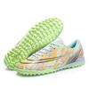 Vibrating foot 761-1 low-top football shoes men's rubber broken nail sole artificial grass sneakers Frisbee shoes agent
