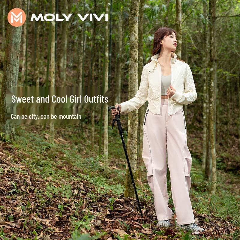 MOLY VIVI Women's Outdoor Windproof Softshell Cargo Pants