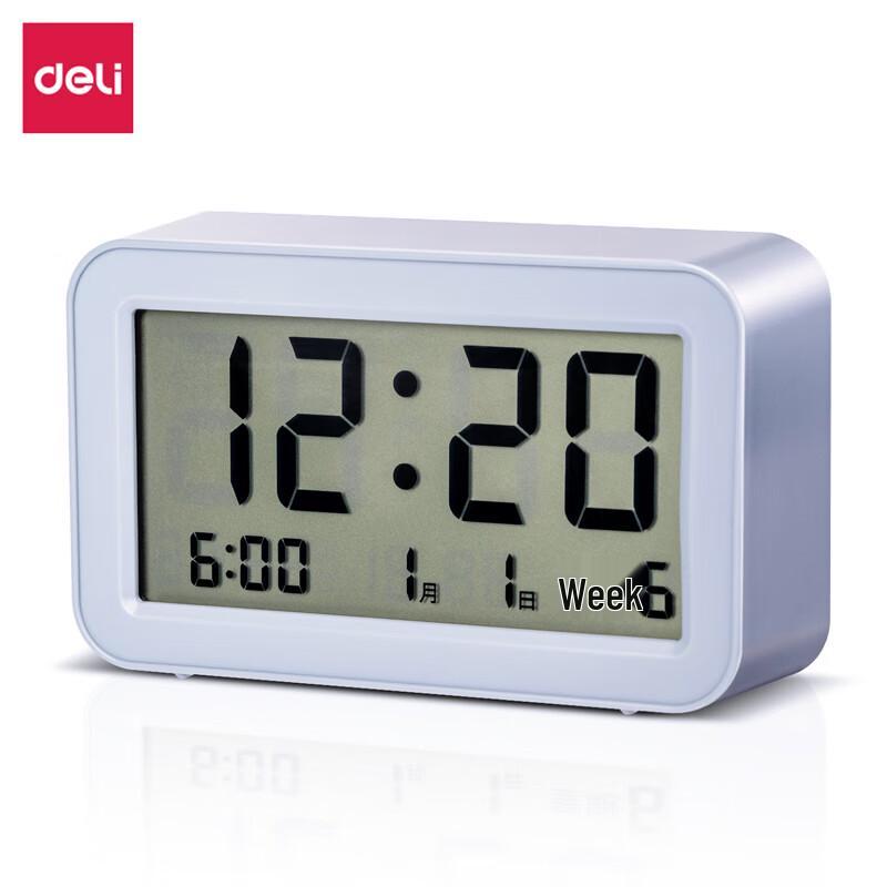 Deli LE102 LCD Digital Alarm Clock