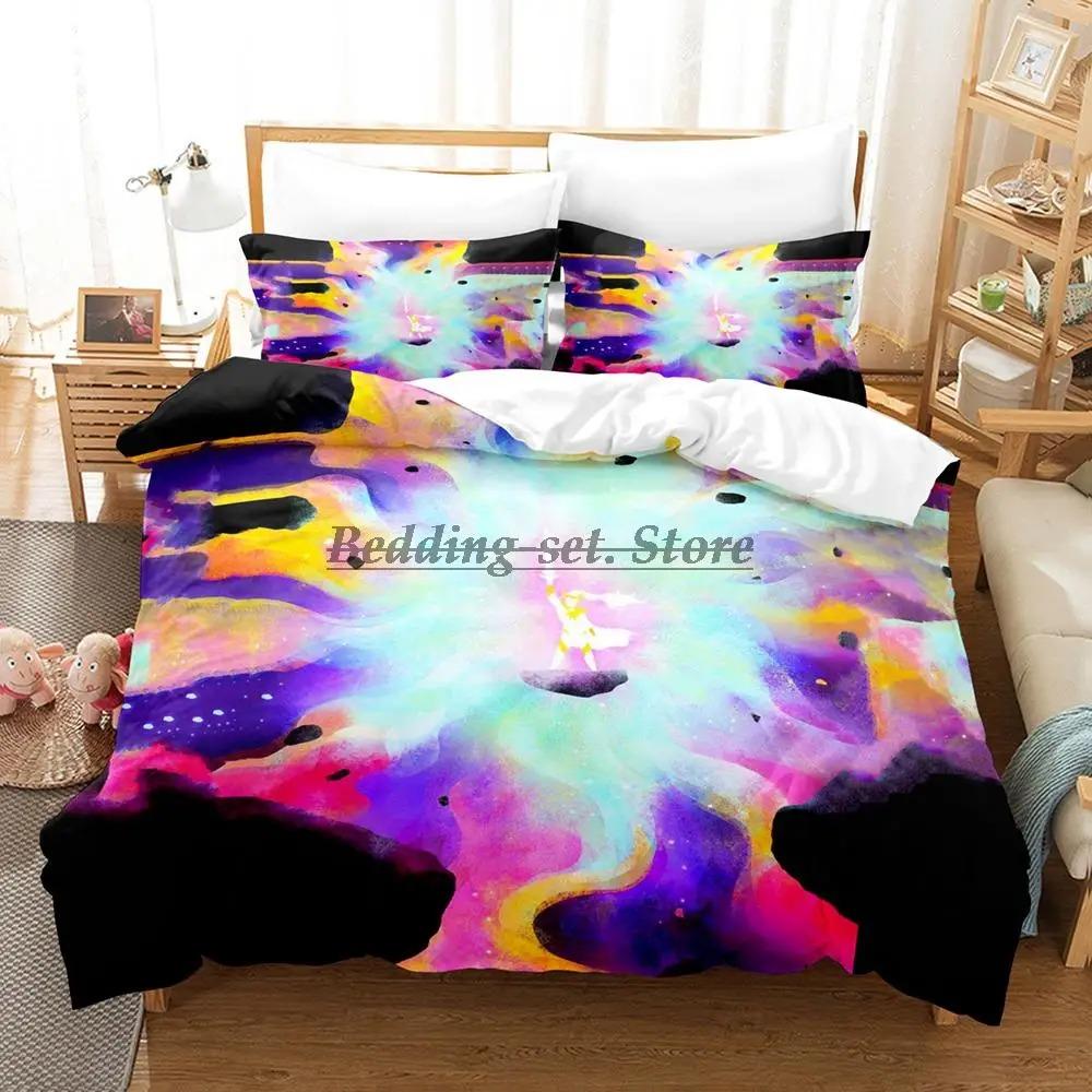 New She Ra And The Princesses Of Power Bedding Set Single Twin Full Queen King Size Bed Set Bedroom Duvetcover Sets Anime