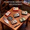 Retro Pattern Mini Resin Magic Book Charms 5/10/20PCS Bulk Pack for DIY Earring Pendant Jewelry Making Craft Supplies