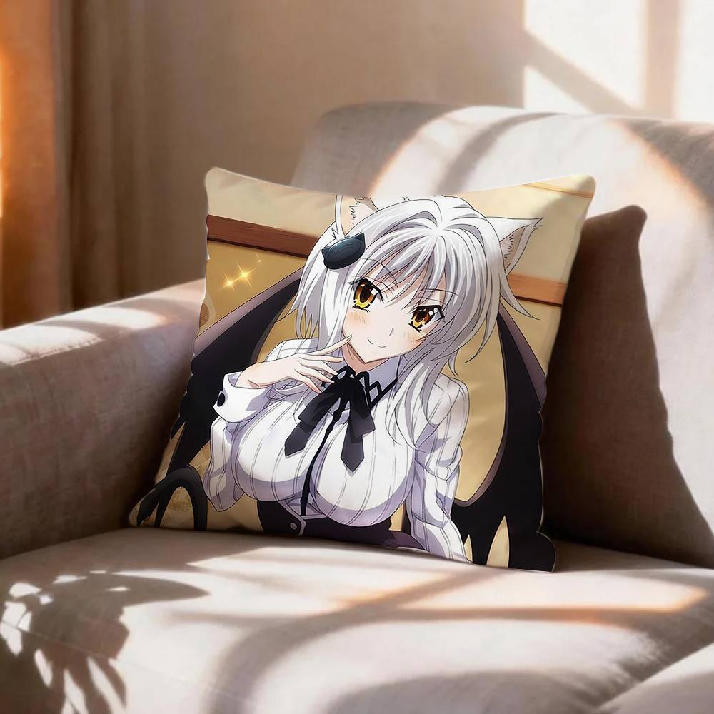 CUTE High School DxD Koneko TToujou   Pillow Case Pattern Printed Pillowcase For Living Room Sofa Cushion Cover