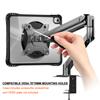 For iPad (2025)/10.9 (2022) Clear Case PC+TPU+Acrylic Kickstand Tablet Back Cover