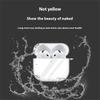 For AirPods 4 Case Bluetooth-compatible Earphone Silicone Case Clear Earbud Protective Cover with Lanyard