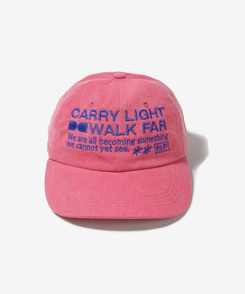 Beollunpeulenjeu Carry Light Walk Far Pigment Ball Cap Red