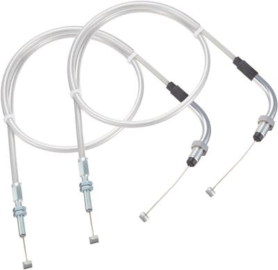 KITACO Gaszug-Set 60mm Kurz Edelstahlgeflecht GROM 905-1432400