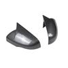 For Ford Edge 2015- Car Rearview Side Mirror Cover Wing Cap Exterior Door Housing Shell Trim ABS Carbon Fiber/Gloss Black