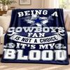 Dallas Cowboys Decke Flanelldecke Weich Gemütlich Plüsch Überwurf für Sofa Bett Leichtgewichtige Heimdekoration Outdoor Camping