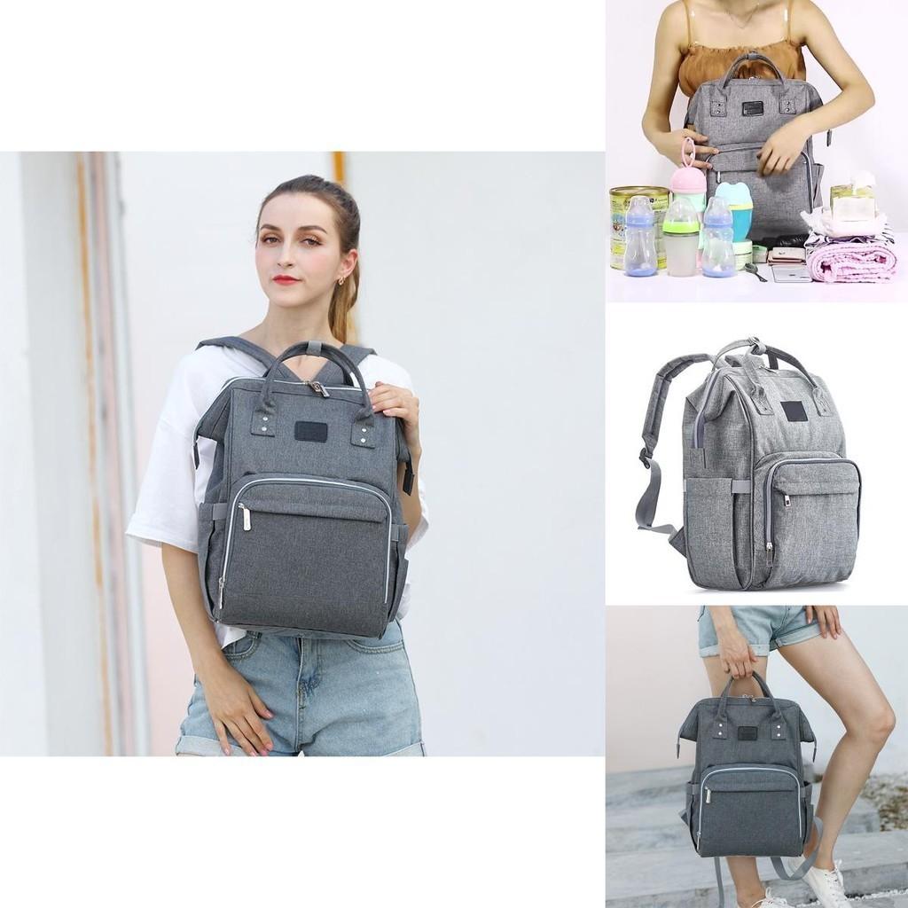 Stylish And Durable Diaper Bag Backpack With Heavy-duty Zippers