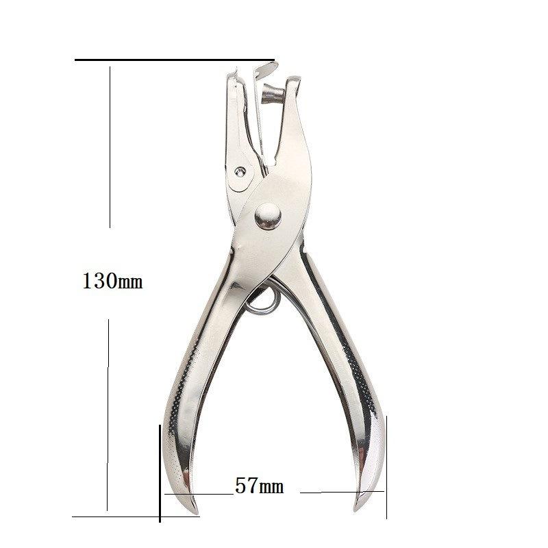 6mm Paper Single Hole Loose Leaf Punch Machine Paper Punches Pliers Tools Metal Hole Puncher Plier For Paper Craft