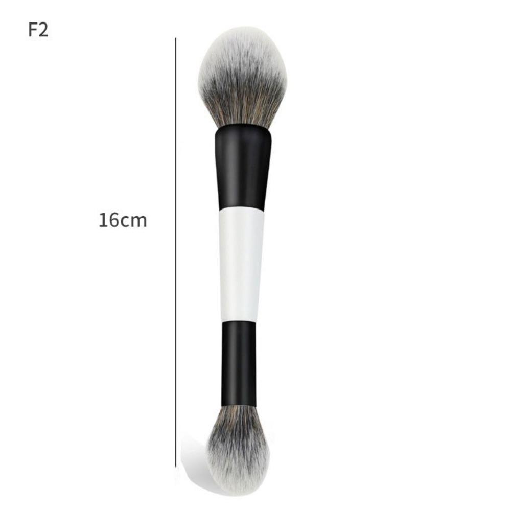 Doppelendiger F4 Kontur-Gesichtspinsel Mehrzweck Hohe Deckkraft Make-up Pinsel Kosmetik Beauty Puder Rouge Pinsel Make-up Werkzeuge