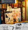 Hongda 3D Bookstore Bookend Model Kit: Adult Decompression Toy Gift