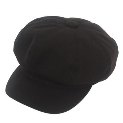 Universal Chemistry Vintage Wool Black Newsboy Cap