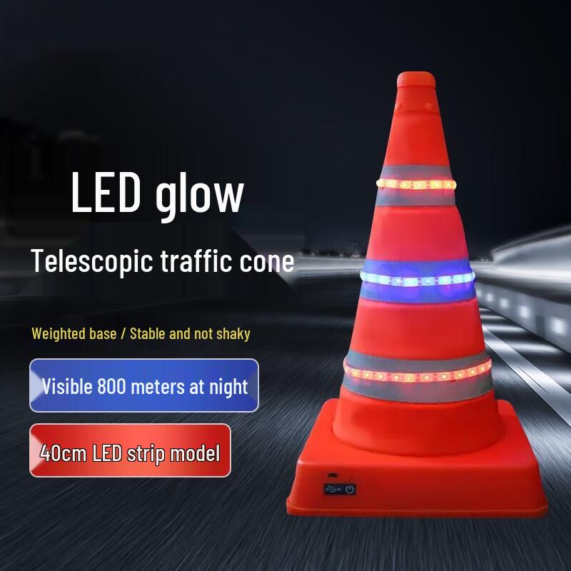 LED Folding Emergency Traffic Post