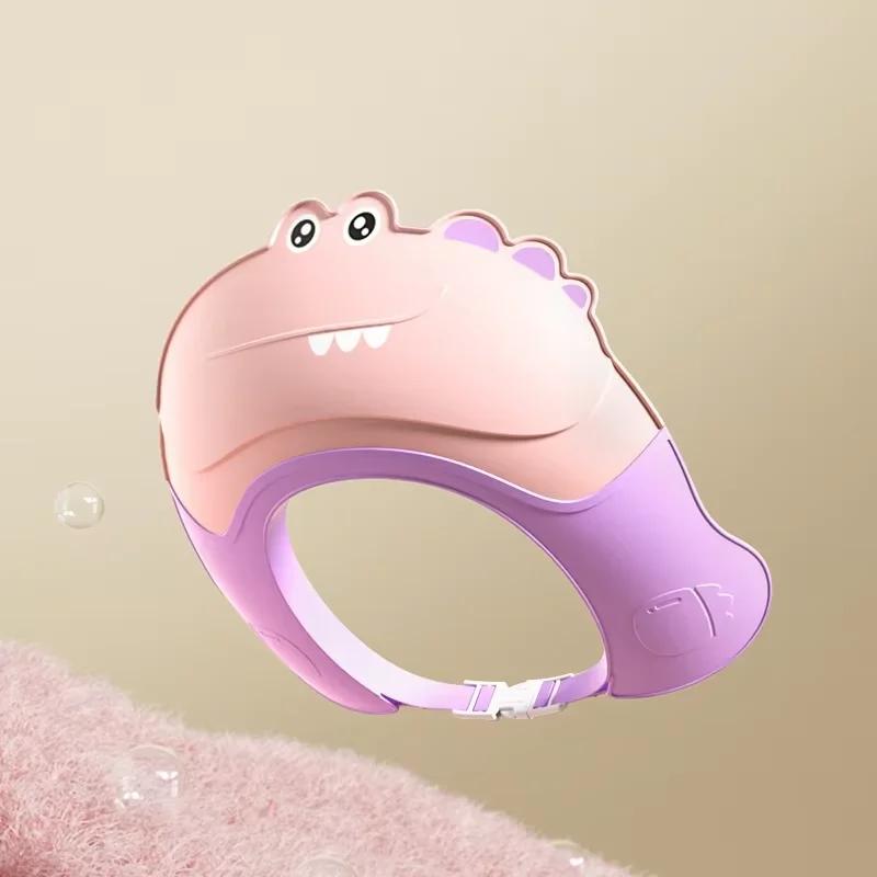 Infant Ear Protection Bath Cap - Baby Shampoo Shield Head Cover, Adjustable Shower Cap for Hair Wash