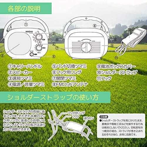 Ohm Electric AudioComm Housaku Radio PLUS_RAD-H390N 03-5632