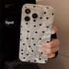 The Screen Is Black Spots Suitable for Apple 16PROMAX Mobile Phone Case IPhone 15 Hard Shell 14 Niche 13 Big Hole 12 Simple
