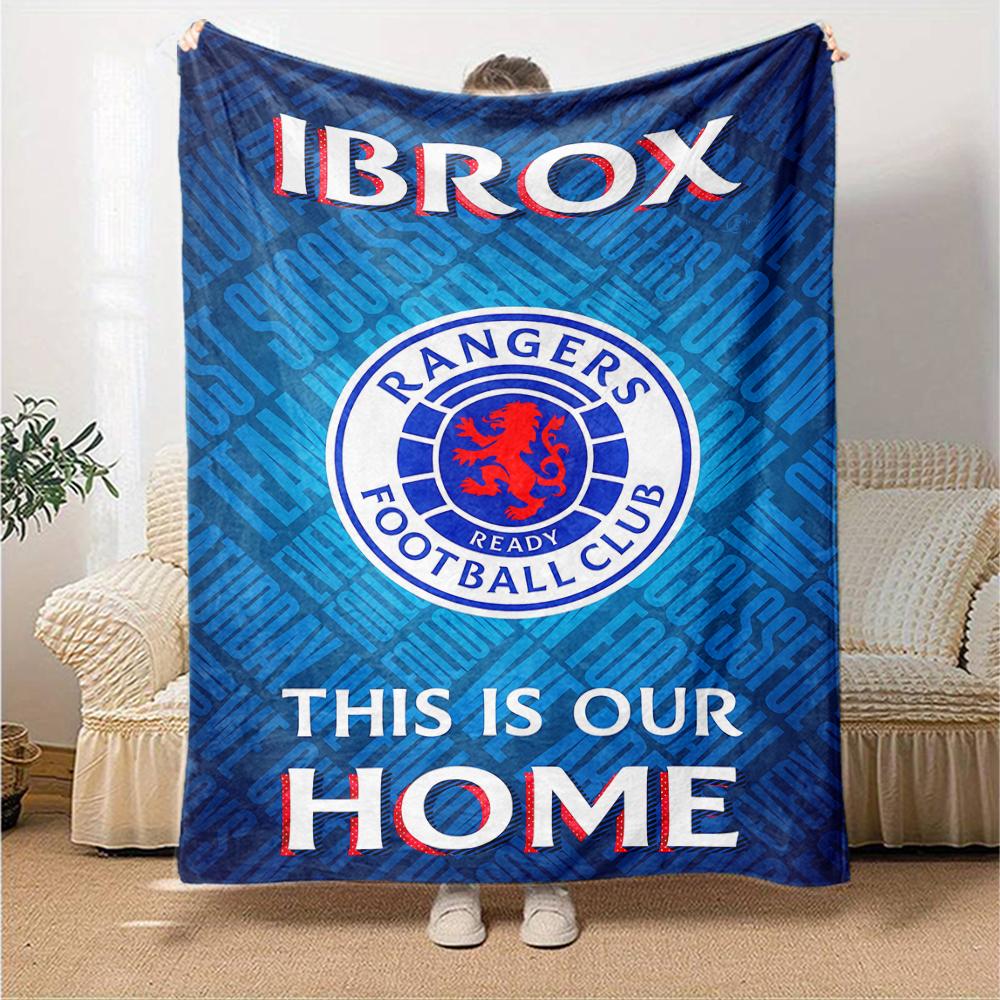 1pc Football Team (40) Blanket, Gift, for Men and Women, Soft Blanket, Good for Sofa Bed Couch Travel, Lightweight Flannel Blanket