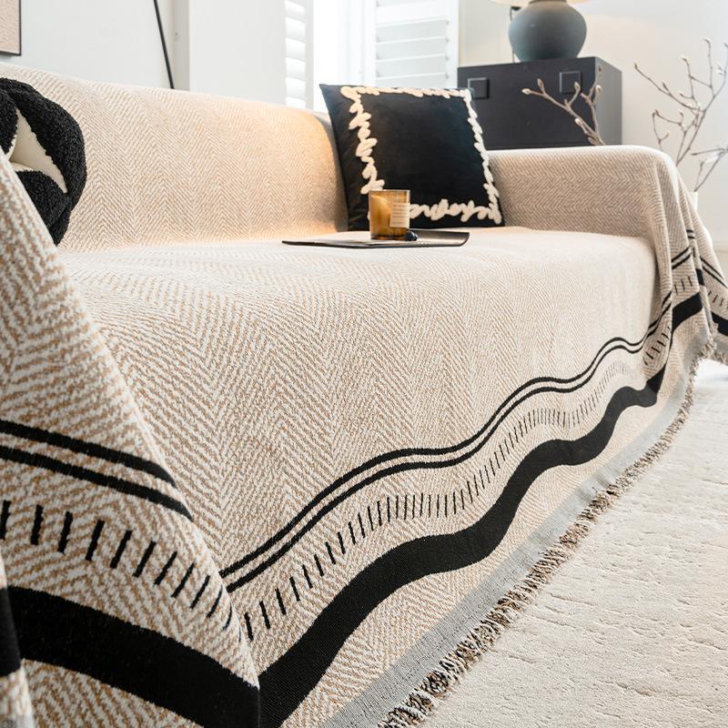 

Premium sofa cover 2025 new four-season universal one whole sofa towel full cover anti-cat scratch seat cushion 180*130cm