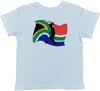 South Africa Flag WoFootball Childrens Kids T-Shirt Boys Girls