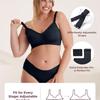 Reggiseno da allattamento senza cuciture Momcozy YN21 - Super confortevole e forma naturale Abbigliamento da notte per la maternità