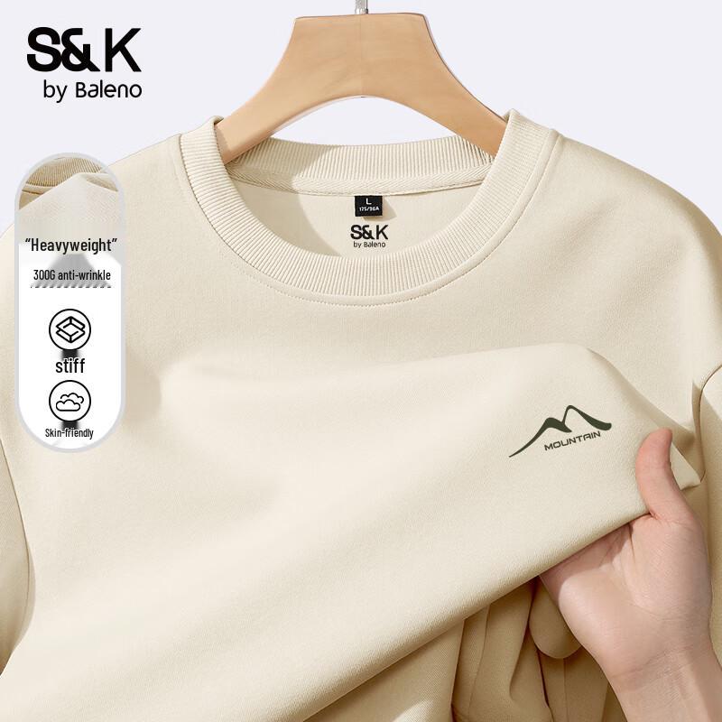 Baleno S&K Men's Round Neck Graphic Sweatshirt