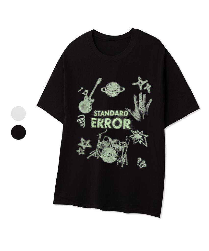 STANDARDERROR 87-Stan258 Sound Wave Solid Short Sleeve T-Shirt (2 Colors)