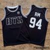 Kpop BTS Basketballtrikot Unisex Ärmelloses Netz-Tanktop Sportliche Athletische Weste Lässige Streetwear Sommerkonzert Fan-Support Merchandise