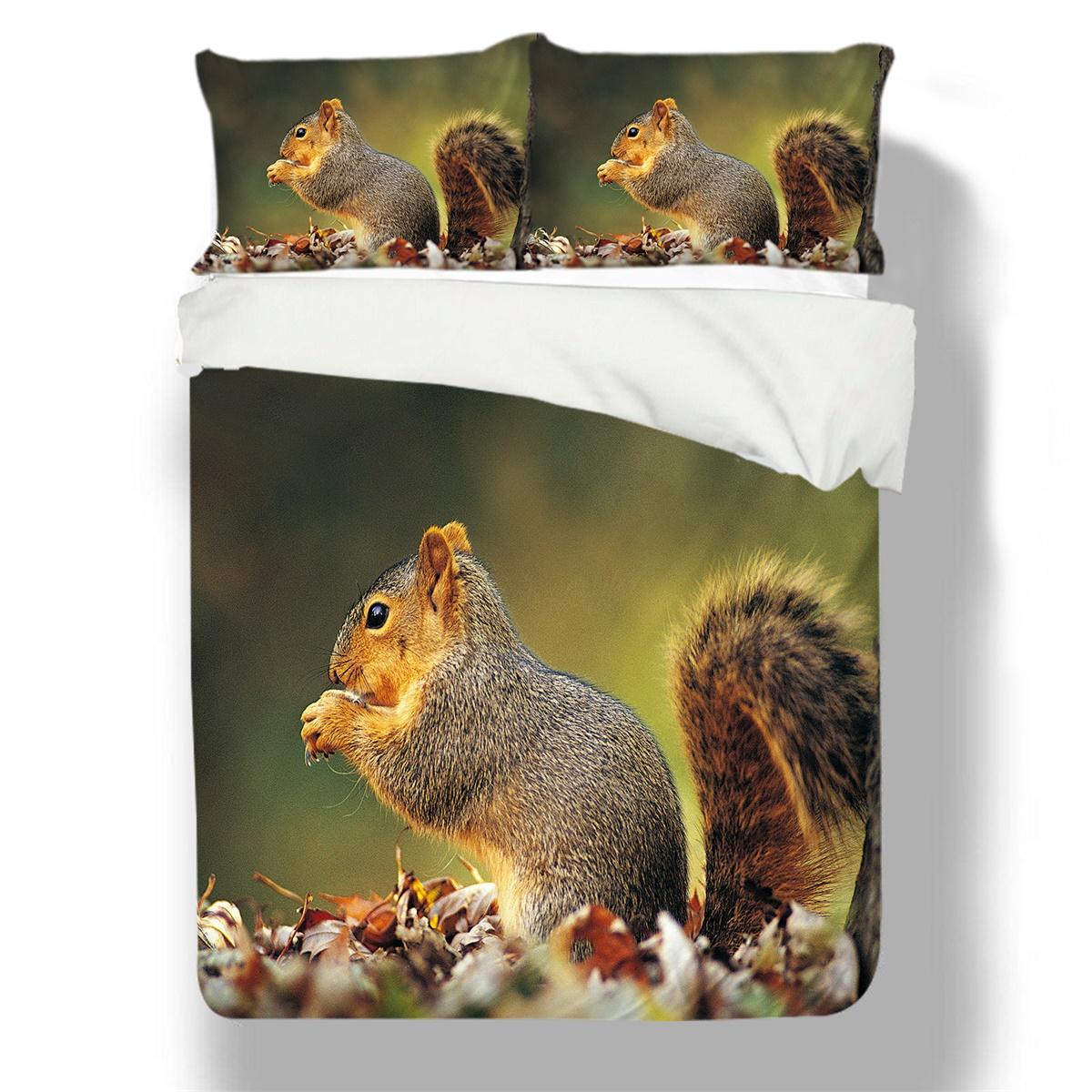 

Постельное белье с животными, 3D цифровая печать, милое одеяло и наволочка для домашних животных, 2/3 шт., AU/DE/EU King Size, односпальная/двуспальная кровать, мягкий и удобный пододеяльник DE 100x135cm