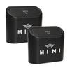 Car Vehicle Case Storage Box Black ABS Square Pressing Trash Can For BMW Mini Cooper F54 F55 F56 R56 R60 SONE Roadster Clubman Coupe