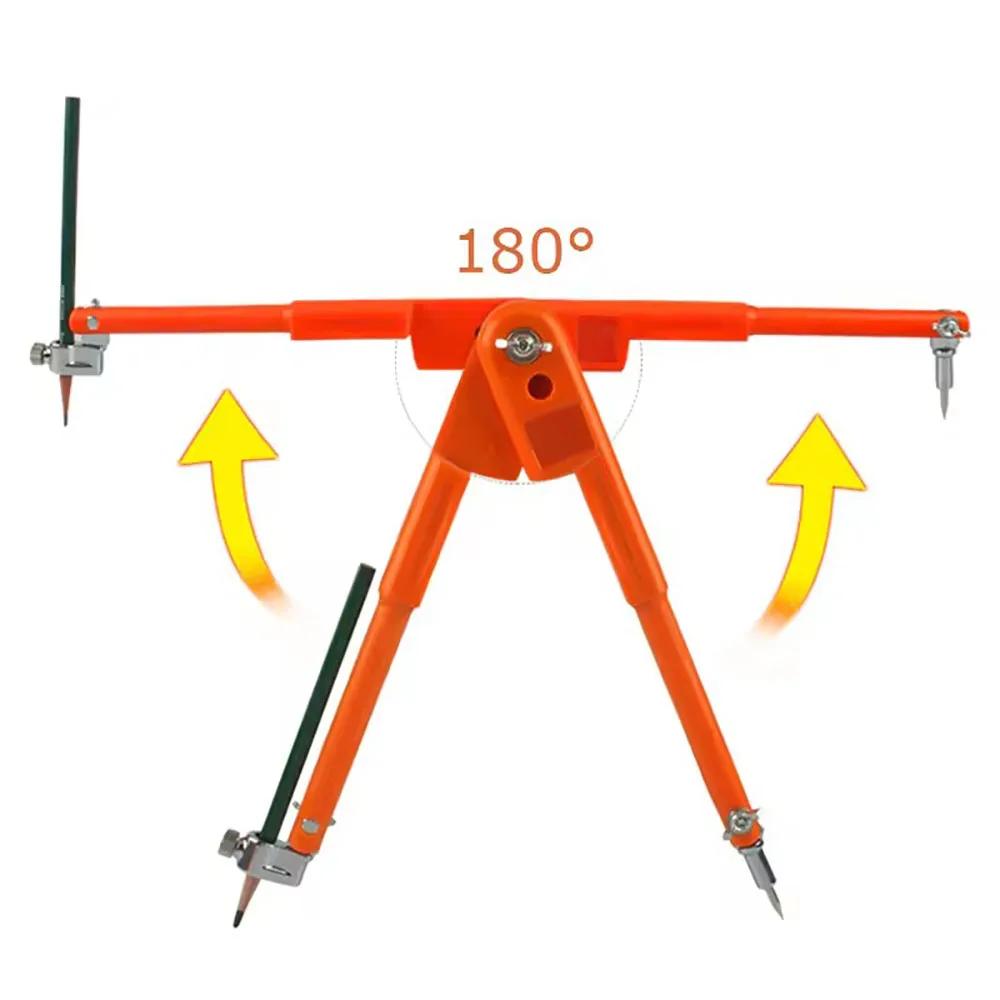 Professional Woodworking Pencil Compass, Marker Pen, Adjustable Radius, Large Compass, Woodworking Compass, Marking Tool
