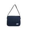Japanese satchel men's canvas messenger bag simple retro wide shoulder strap messenger bag female literary student shoulder bag