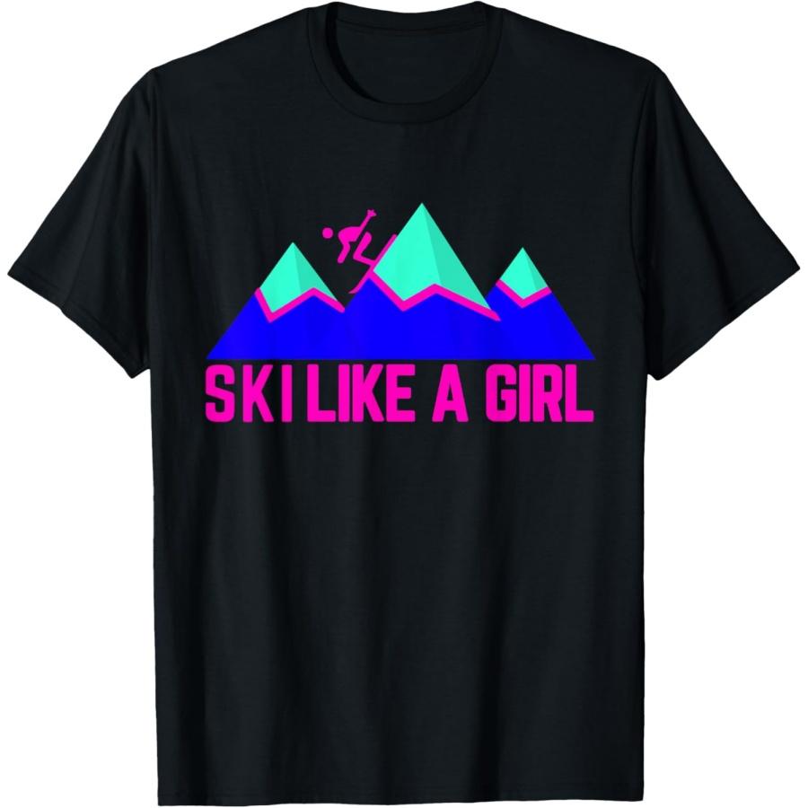 

Ski Like A Girl T-Shirt T-Shirt XXXXXL чорний