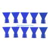 Y5GD 10 Pcs/Set Cone Nozzle Practical Caulking Nozzle Silicon Sealant Dispenser for Cartridge Caulking Spare Part