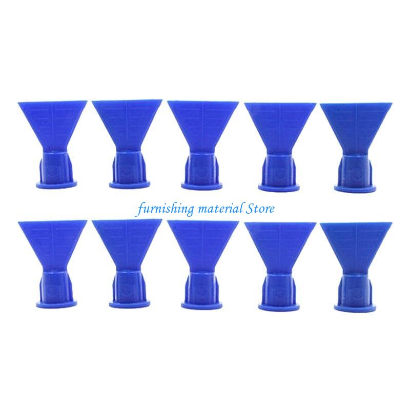 

Y5GD 10 Pcs/Set Cone Nozzle Practical Caulking Nozzle Silicon Sealant Dispenser for Cartridge Caulking Spare Part China Mainland