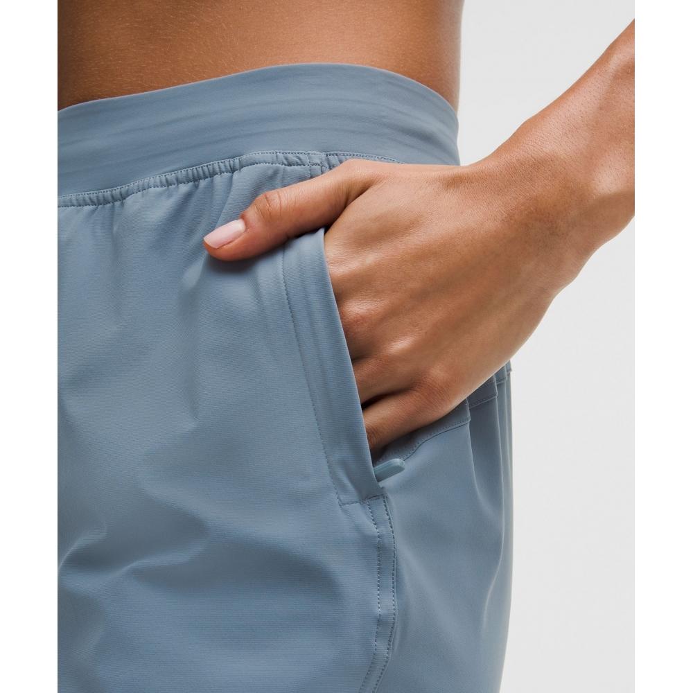 Lululemon Adapted State High Rise Jogger  Short Steel Blue