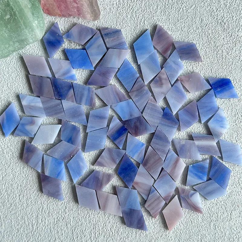 

50g Clear Glass Mosaic Tiles Multi Color Mosaic Piece DIY Mosaic Making Stones for Craft Hobby Arts Home Wall Decoration arte917 50g
