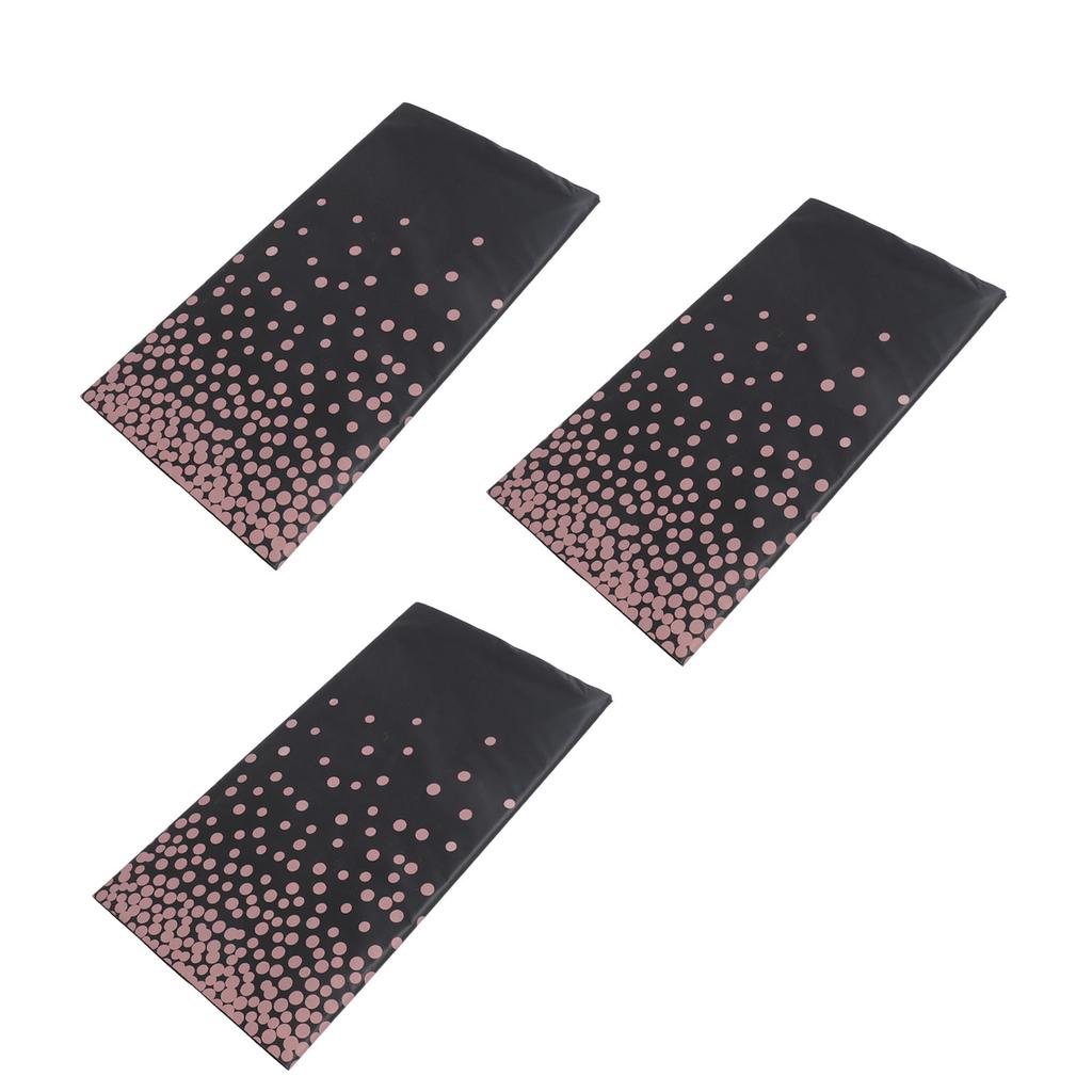3pcs Plastic Tablecloth Waterproof Oil Proof Reusable Table Cover Rectangle Dot Pattern Table Cloth for Banquets Picnics Party