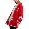 FILA CNY Series Comfortable Breathable Fashion Woven Jacket Knit Sweater Women outerwear Legendary-Red F11W519404FRD