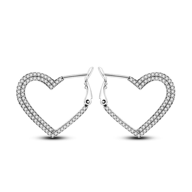 925 Sterling Silver Earring Honey bee with diamond Shells Earrings Jewelry Gift Wedding Earrings For Women Jewellery gift