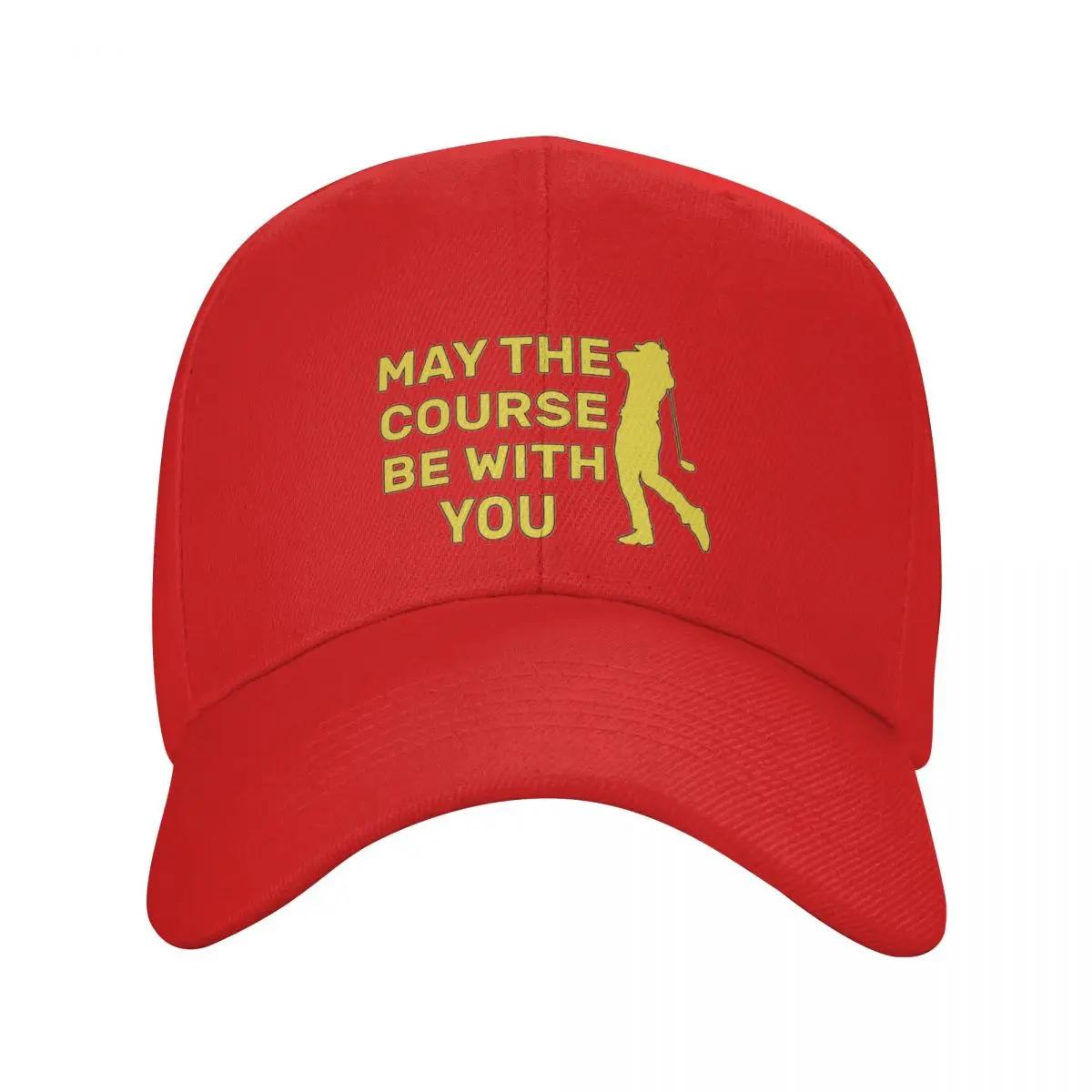 GOLF  MAY THE COURSE BE WITH YOU Baseball Cap dad hat designer cap Ladies Unisexs