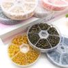 1010-Piece Multi-color Open Jump Rings for DIY Jewelry Making - Iron Rings Set for Handmade Necklaces and Pendants