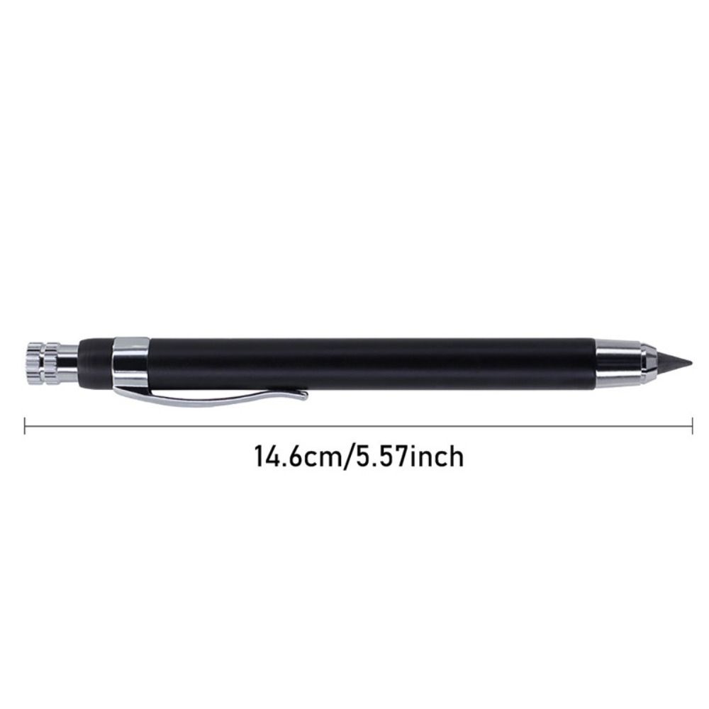 Durable Metal Mechanical Pencil 5.6mm Heavy-Duty Sketch Pencil with Pen Clip Drawing Pencil Shading & Manga Drawing