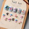 3D Cartoon Mushroom Nail Charms Set Cute Resin Nail Decor For Women Ideal For Diy Nail Art Party Everyday Manicure Decoration